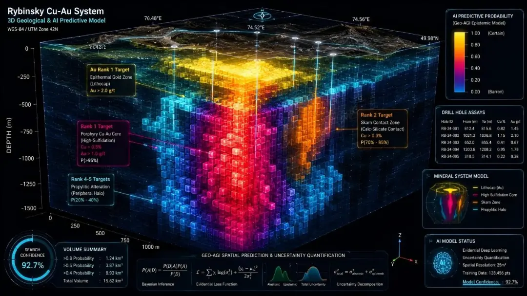 GAIA AI mineral-system model.